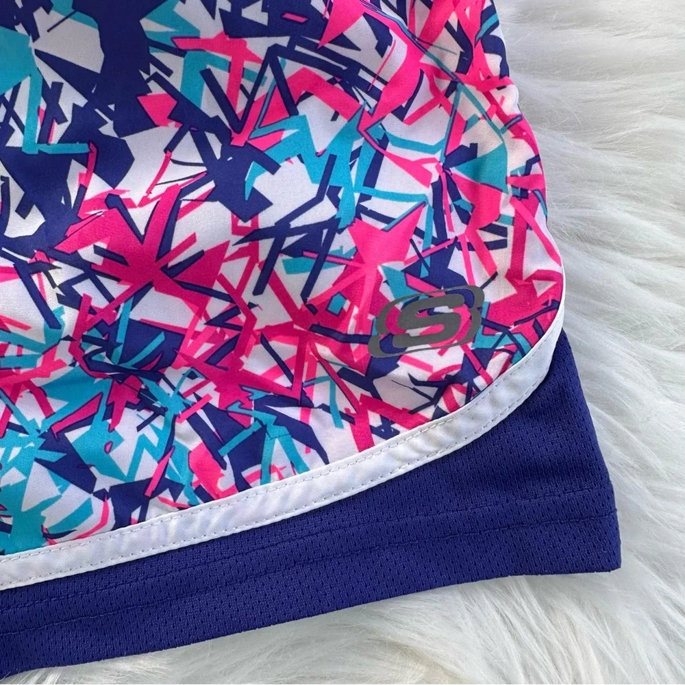 5x$25 Skechers Active Elastic Waistband Mesh Detail Lined Shorts, 10